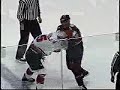 an awesome fight between Brad May and Steve Montador  from 2004