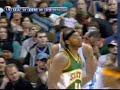 Allen Iverson 24pts vs Sonics 52pts Blowout 168pts NBA 07/08