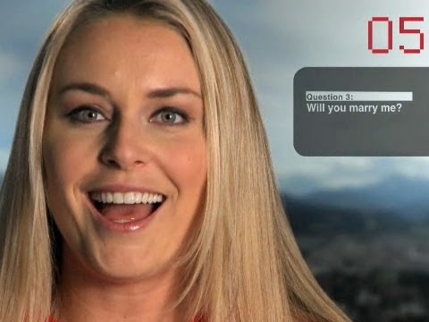 Lindsey Vonn takes on the 100-days-to-go challenge