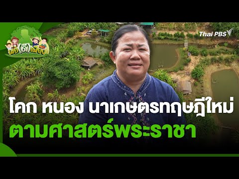 โคก หนอง นาเกษตรทฤษฎีใหม่ตามศาสตร์พระราชา