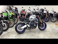 ヤマハ MT-09 MTー09SP MRA製スクリーン 純正OPエンジン&サイドプロテクター グリップヒーター