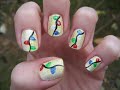 Holiday Christmas Lights Nail Tutorial