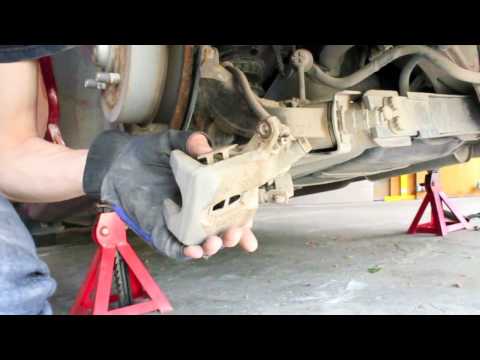 How to replace rear brake pads on a Honda Civic