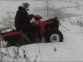 ATV POLARIS SPORTSMAN 700 winter swamp run