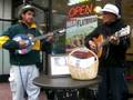 George and Tom play Bakas ng Lumipas, Ang tangi kong Pag-ibig... busking for Merlita's cause.MOV
