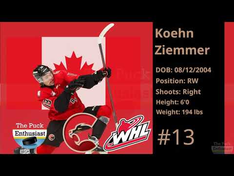 #13 Koehn Ziemmer (DY) Shift-by-Shift 09.12.22 WHL - Prince George Cougars