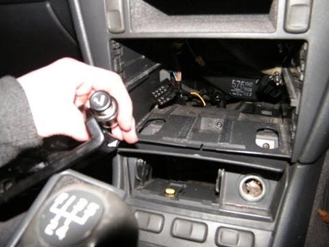 Cigarette Lighter Socket (Plug) Replacement shown on Volvo S40 V40