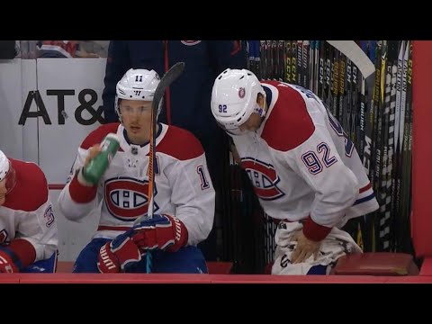 Video: Gotta See It: Drouin follows up goal by pulling down pants on bench for some reason