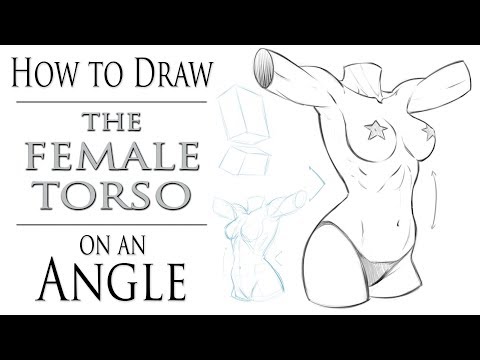 video-linktoworks-How to Draw the Female Body - Torso and Hips - Angled Pose ...