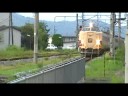 JR江原駅に入線する特急北近畿