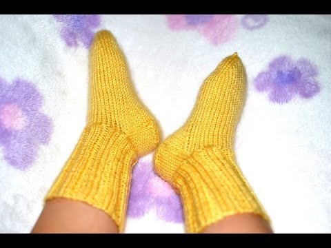 how to knit easy socks