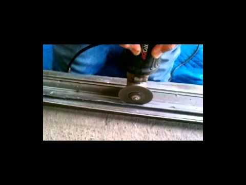 how to repair sliding glass door