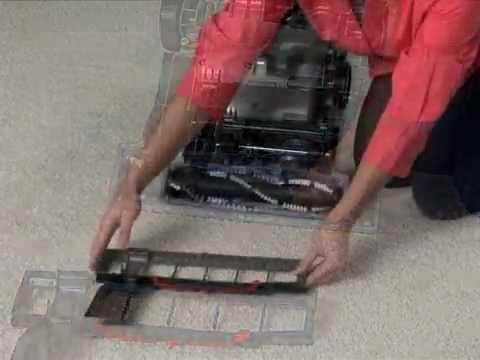 how to change belt on hoover dust manager cyclonic