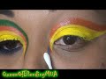 Tropical Bird makeup Tutorial!!!!!!