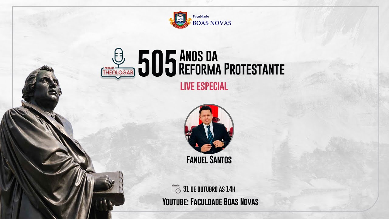 Live Especial - 505 Anos da Reforma Protestante
