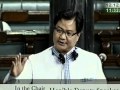 Health Care & Environment in Arunachal Pradesh by Kiren Rijiju
