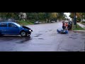 Major smashup please look both ways before crossing busy st