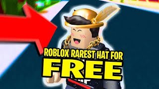 How I Got The Rarest Hat In Roblox For Free Golden Roblox Bowler