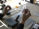 fabricacion de cisne en vidrio borosilicato
