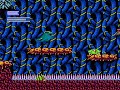 dragon fighter is an uncommon but good side-scrolling action game developed by natsume and published in japan in 1990 (by towa chiki) and north america in 1991 (by sofel). the game deals with an evil and jealous warlock named zabbaong who layed waste to the peaceful land of baljing with an army of monsters. however, he didn't count on the guardian diety of baljing, the 
