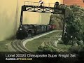TRAINZ.COM - Lionel 30025 Chesapeake Super Freight Train Set TRAINZ.COM - Lionel 30025 Chesapeake Super Freight Train Set