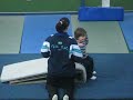 Luka gymnastics practice