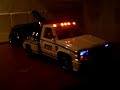 1/24 not 1/18 NYPD Police Tow Truck Wrecker Lights/Siren