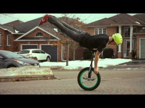Flatland Unicycling-Winter 2013