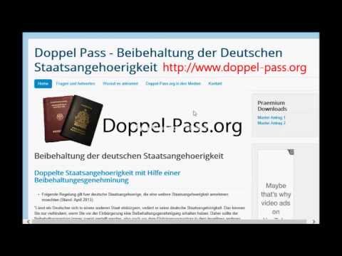 how to obtain german passport