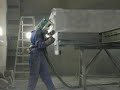 Processo conhecido como ArcSpray, para metalização de peças e estruturas.
