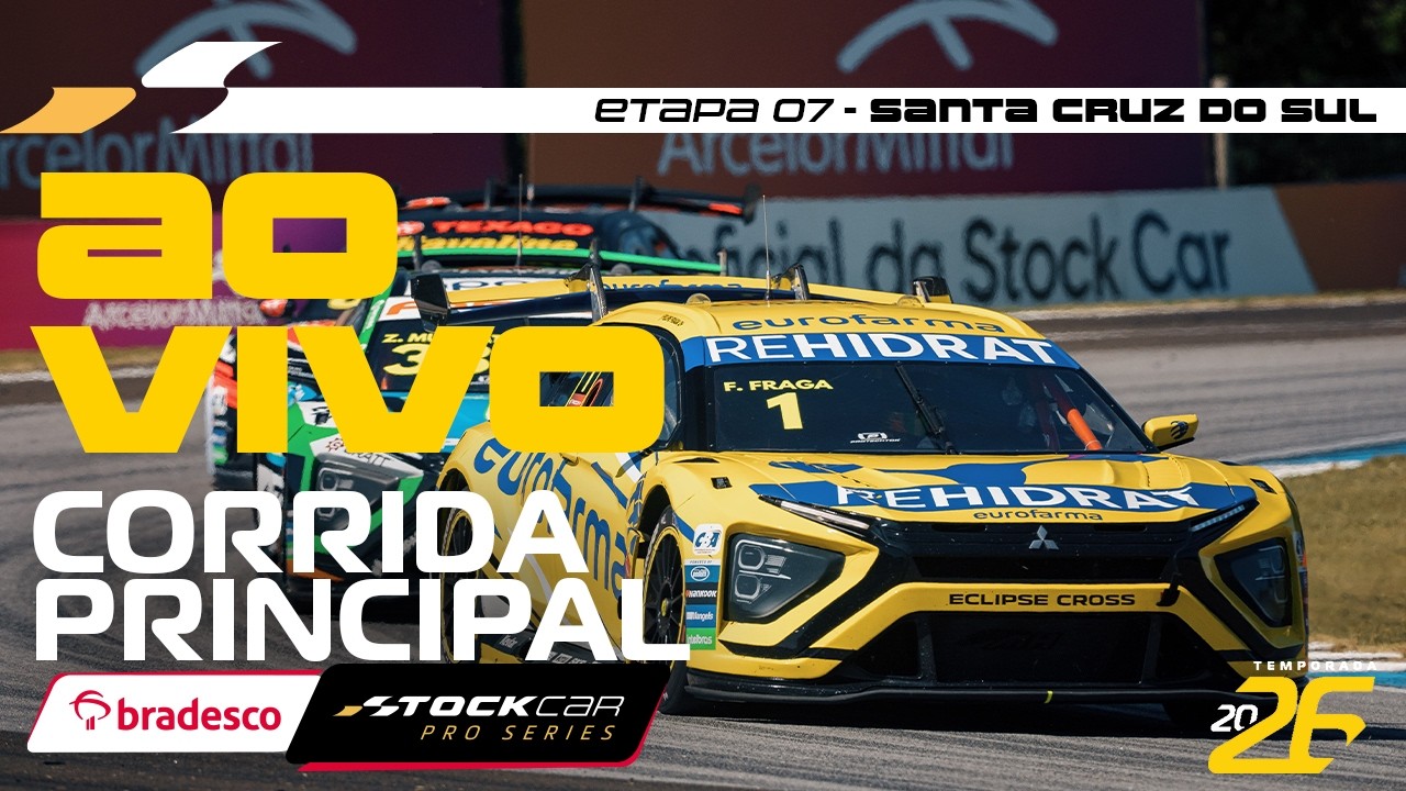 BRADESCO STOCK CAR 2026 AO VIVO | 7ª ETAPA - CORRIDA PRINCIPAL | SANTA CRUZ DO SUL, RS