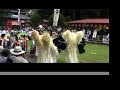 Many Japanese girls -- Fan dance -- Nagano Shishi-Odori