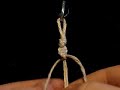 How To Tie a Left Half Knot Spiral for Hemp Jewelry