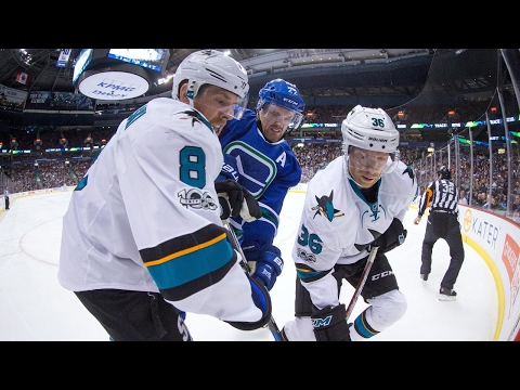 Video: Hertl scores twice as Sharks beat Canucks