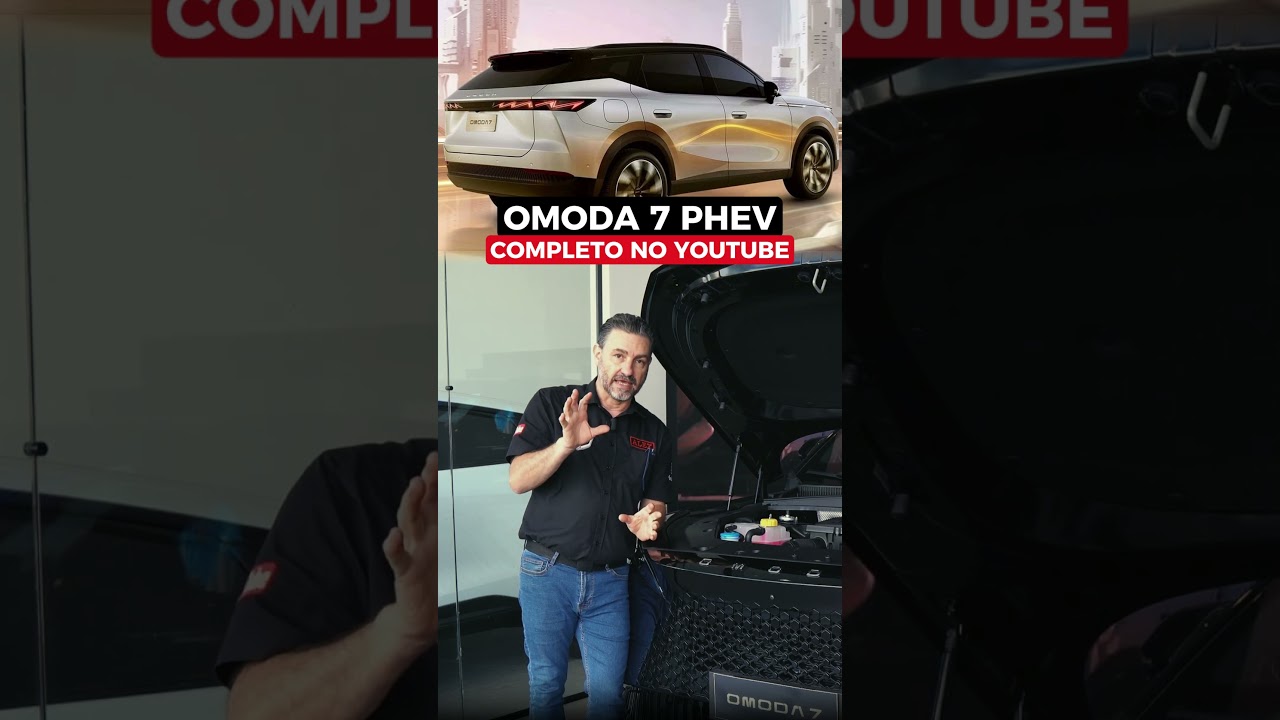 Omoda 7 é um híbrido plugin #carroelétrico #omoda7