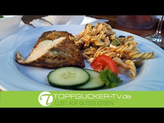 Laussnitzer Backhuhn, mediterran mariniert und im Steinbackofen gebacken