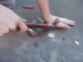 Smashing a GameBoy SP Smashing a GameBoy SP
