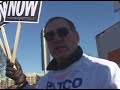 united for peace & justice march is joined by 9/11 truth. boston air traffic controller robin hordon has message for anti-war movement.