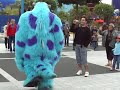 Sulley walking and running in disneyland resort paris