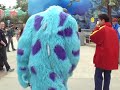 Sulley walking and running in disneyland resort paris