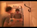 gaz brushing his teeth