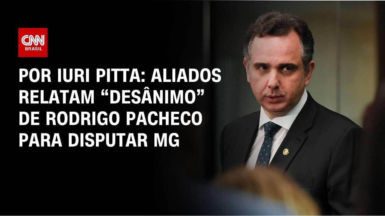 Eleições: Aliados relatam “desânimo” de Rodrigo Pacheco para disputa em MG | CNN 360º