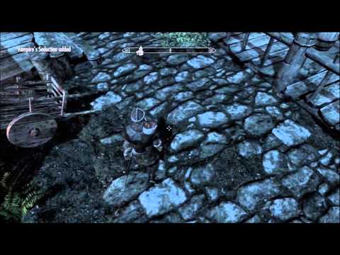 how to a vampire in skyrim