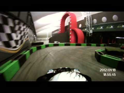 PalakTV057.mpg  Centro Palak, la pista del Kartodromo con Kart elettrici