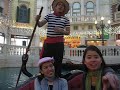 Gondola ride at Venetian Macao