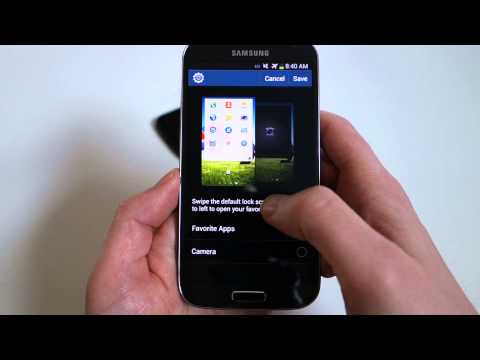 Samsung Galaxy S4 Lock Screen Widget Tutorial