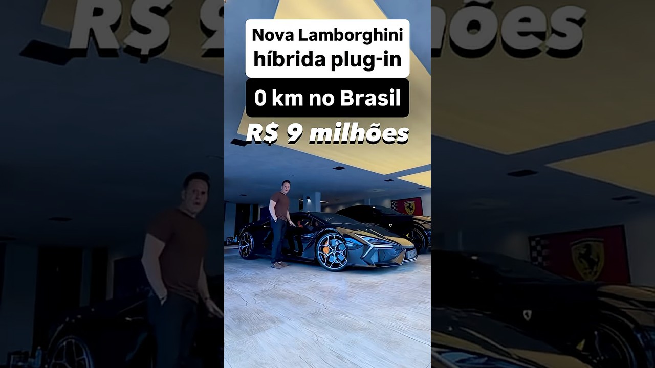 Nova Lamborghini híbrida plug-in