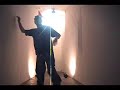 enter:hektor is a full-body interactive environment where the audience must chase after or run away from projected, moving text, in order to elicit meaning from hektor's spoken words. they bend, extend, stretch and swipe, and are forced to enact (embody) 