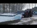 Sneeuw of mest / vuil schuiver voor heftruck en/of tractor