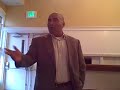 Tommy Gallegos at D9 candidates forum at the Harvey Milk Clu